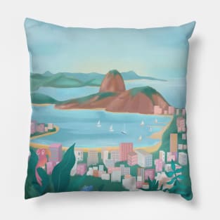 Rio De Janeiro city, Brazil Pillow