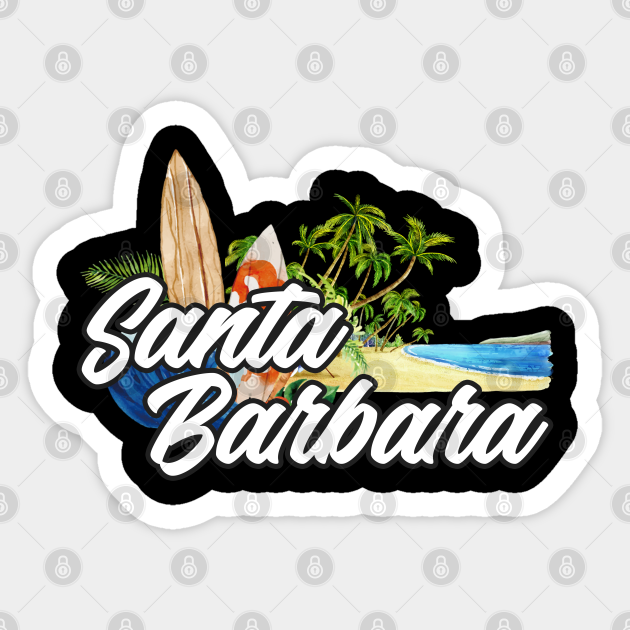 Santa Barbara surf. Santa Barbara trip - Santa Barbara - Sticker
