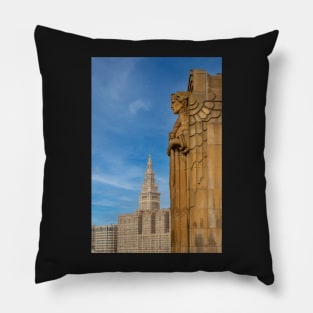 Guardians Of Traffic and Tower City Pillow