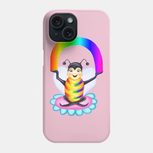 Rainbow Spectrum Bee Phone Case