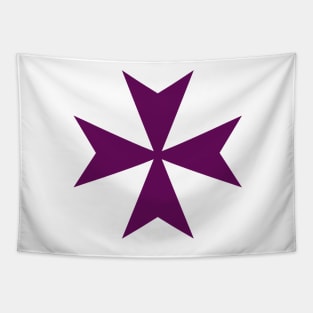 St. John's Cross / Maltese Cross (purple) Tapestry