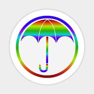 Rainbow Umbrella Academy Magnet