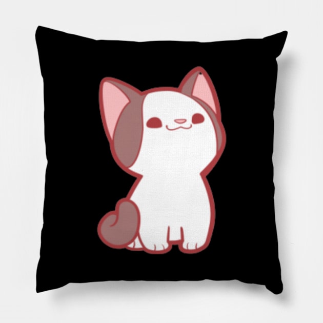 Pop Cat My Beloved Cat Meme Oatmeal Pillow by BobaPenguin