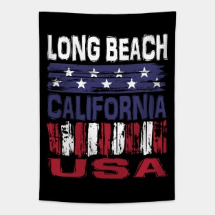 Long Beach California USA T-Shirt Tapestry