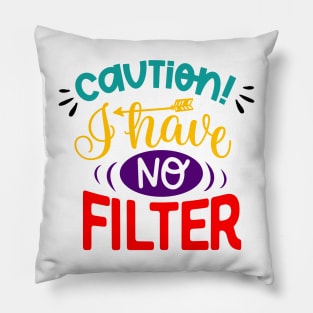 caution! Pillow