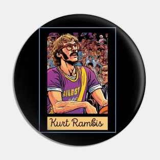 Kurt Rambis Vintage Style Pin