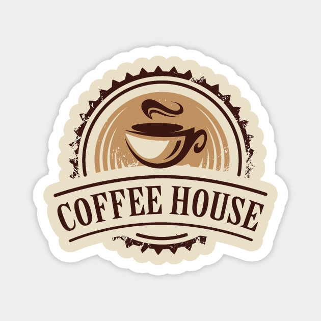 Coffee house Magnet by LaPetiteBelette