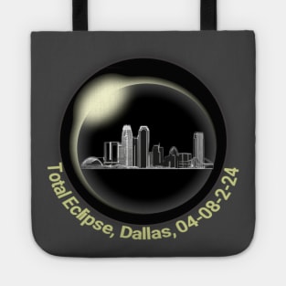 Total Eclipse 2024 Dallas Skyline Tote