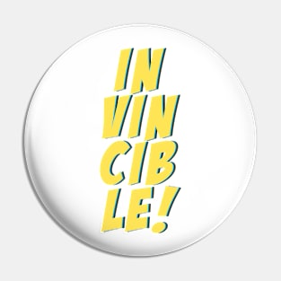 Invincible Text Pin