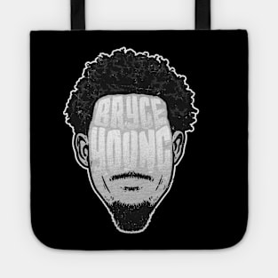 Bryce Young Carolina Player Silhouette Tote