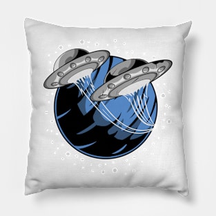 Ufo and Planet Pillow