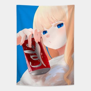 Cola Girl Tapestry