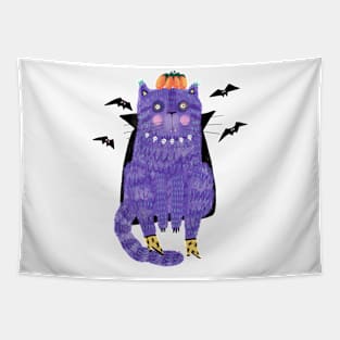 Halloween Cat Tapestry