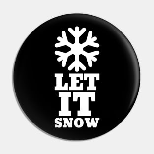 Let It Snow Pin