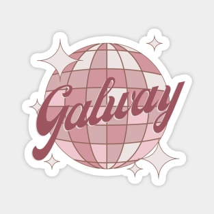 Galway Ireland Retro Vintage Dance Party Magnet