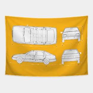 FORD SIERRA - technical dimensions Tapestry