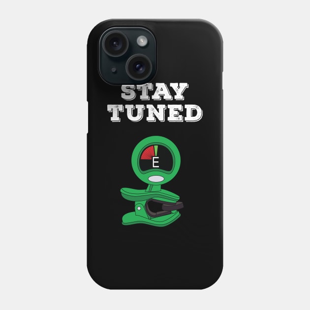 Stay Tuned Green Clip-On Tuner Phone Case by nightsworthy