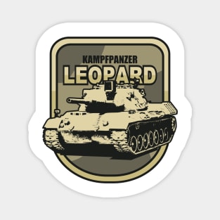 Leopard Tank Magnet