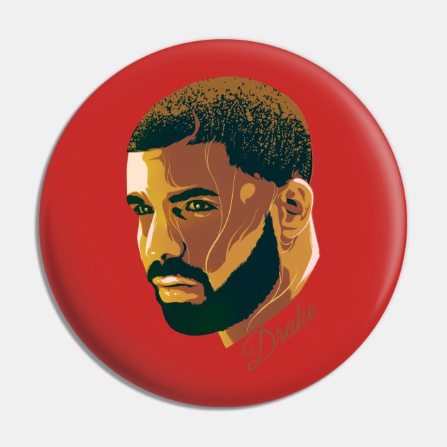 Drake 2 Pin by Heymoonly