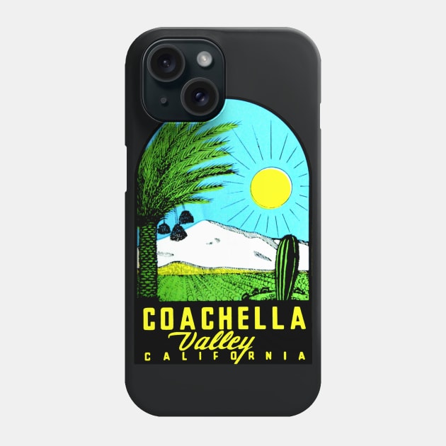 Coachella Valley California Vintage Phone Case by Hilda74