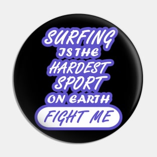 Surfing Girl Outer Monster Wave Coast Pin