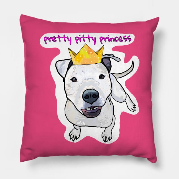 Pretty Pitty Princess Pillow by Underbite Boutique