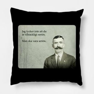 Man ska vara seriös Pillow