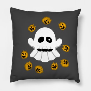 Ghost t-shirt Pillow