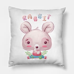 Cute Rabbit Kawaii Cartoon Animals Pillow