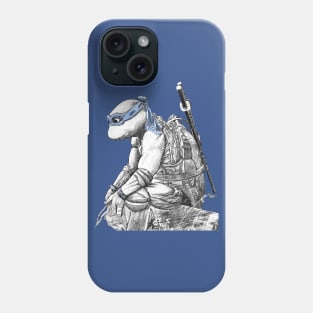 Teenage Mutant Ninja Turtles - Leonardo B&W Phone Case