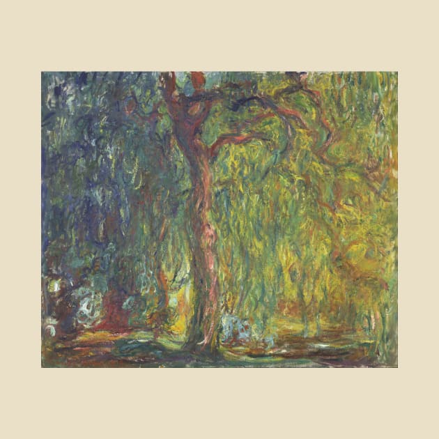 Weeping Willows by Claude Monet by MasterpieceCafe