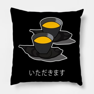 itadakimasu and have a nice tea Pillow