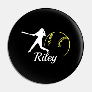 Riley Softball Pin