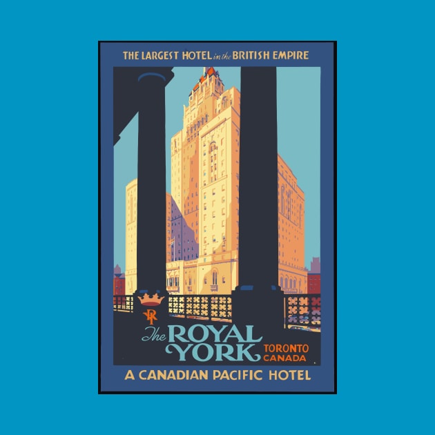 Vintage Poster Royal York by Yaelledark