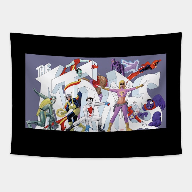 ATOMICS Widescreen! Tapestry by MICHAEL ALLRED