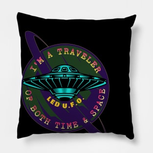 Traveler Of Time & Space Pillow