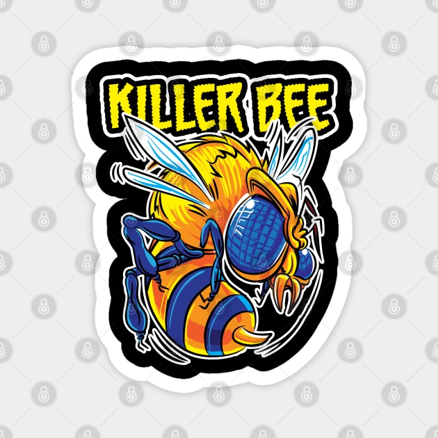 Killer Bee Magnet by eShirtLabs