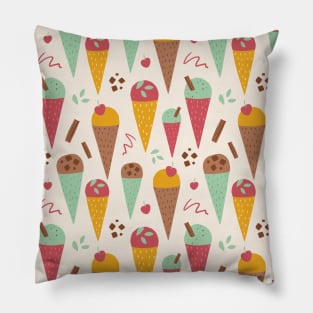 Ice Cream Cones Pillow