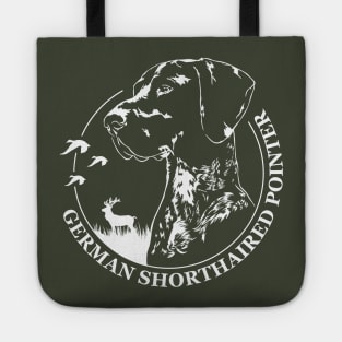 German Shorthaired Pointer dog portrait Tote