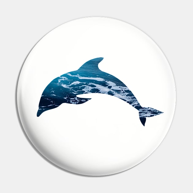 Blue ocean jumping dolphin Pin by keeplooping