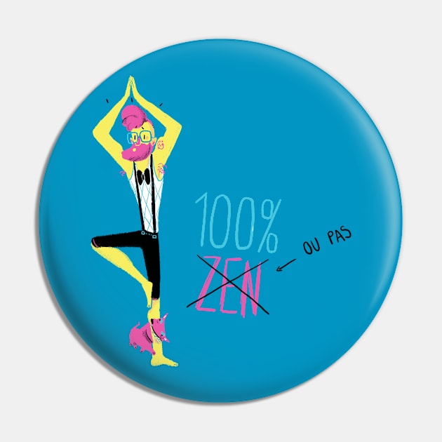 100% Yoga Pin by BabyKarot