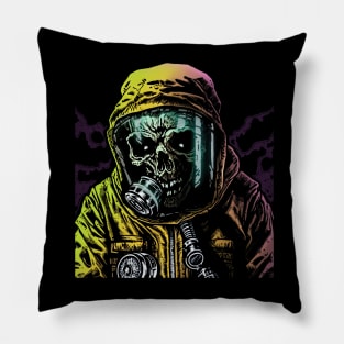 Hazmat Carl (For Dark Background) Pillow