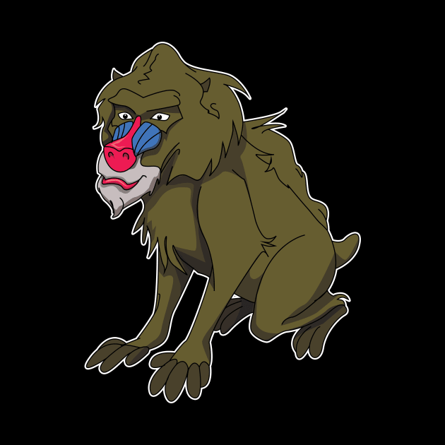 Mandrill by Wickedcartoons