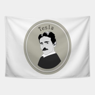 Nikola Tesla Tapestry