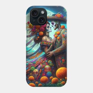 Day of the Dead Romance Phone Case