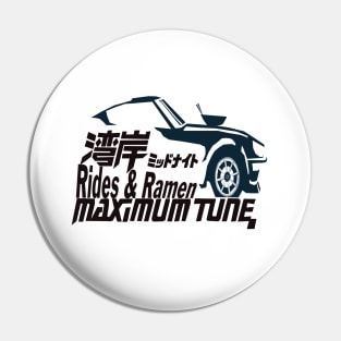 Rides & Ramen Maximum Tune Logo Pin