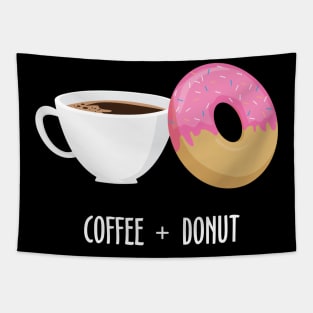 Coffee + Donut Perfect Combination Tapestry