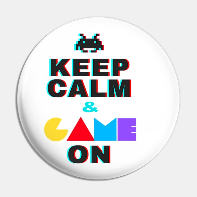 Keep calm & Game Pin by Petites Choses