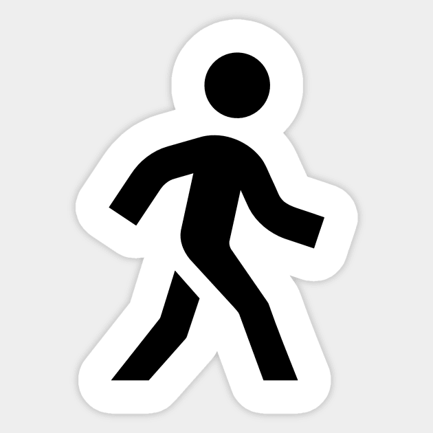 Walking Icon - Walking - Sticker