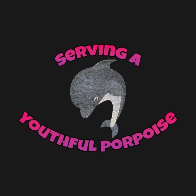 Serving a youthful porpoise - Norm Macdonald Inspired Art by TheMemeCrafts
